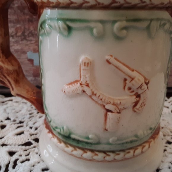 3 Yamaka Porcelain Beer Steins With Donkey Handles - Picture 6 of 7